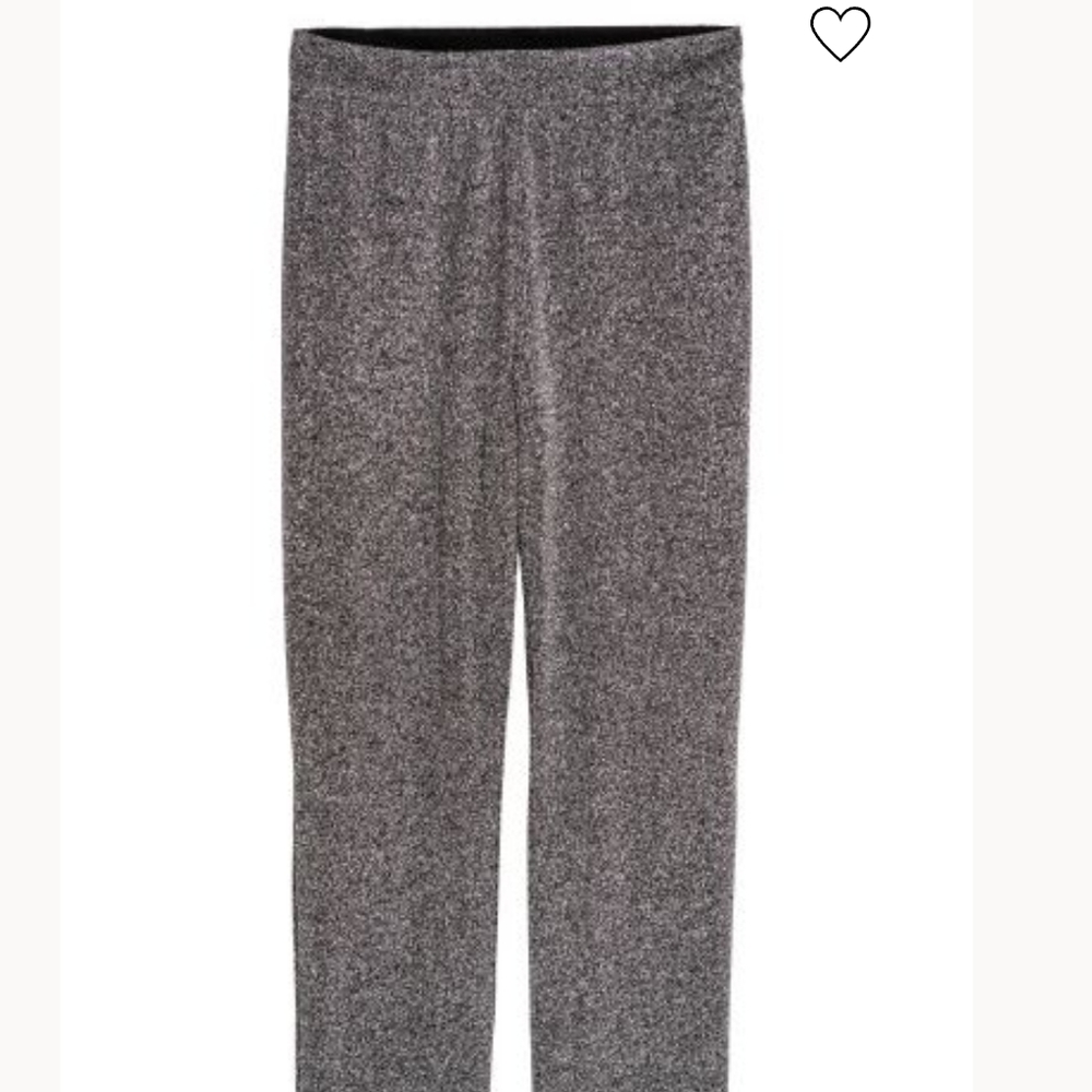 H&M silver zipper leggings - Picture 1 of 5